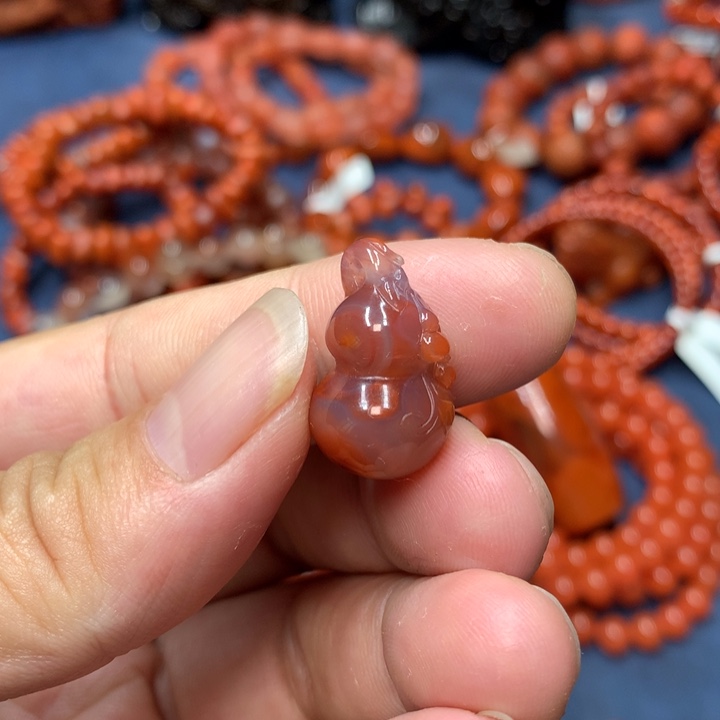 吊坠(不含链)未镶嵌南红玛瑙