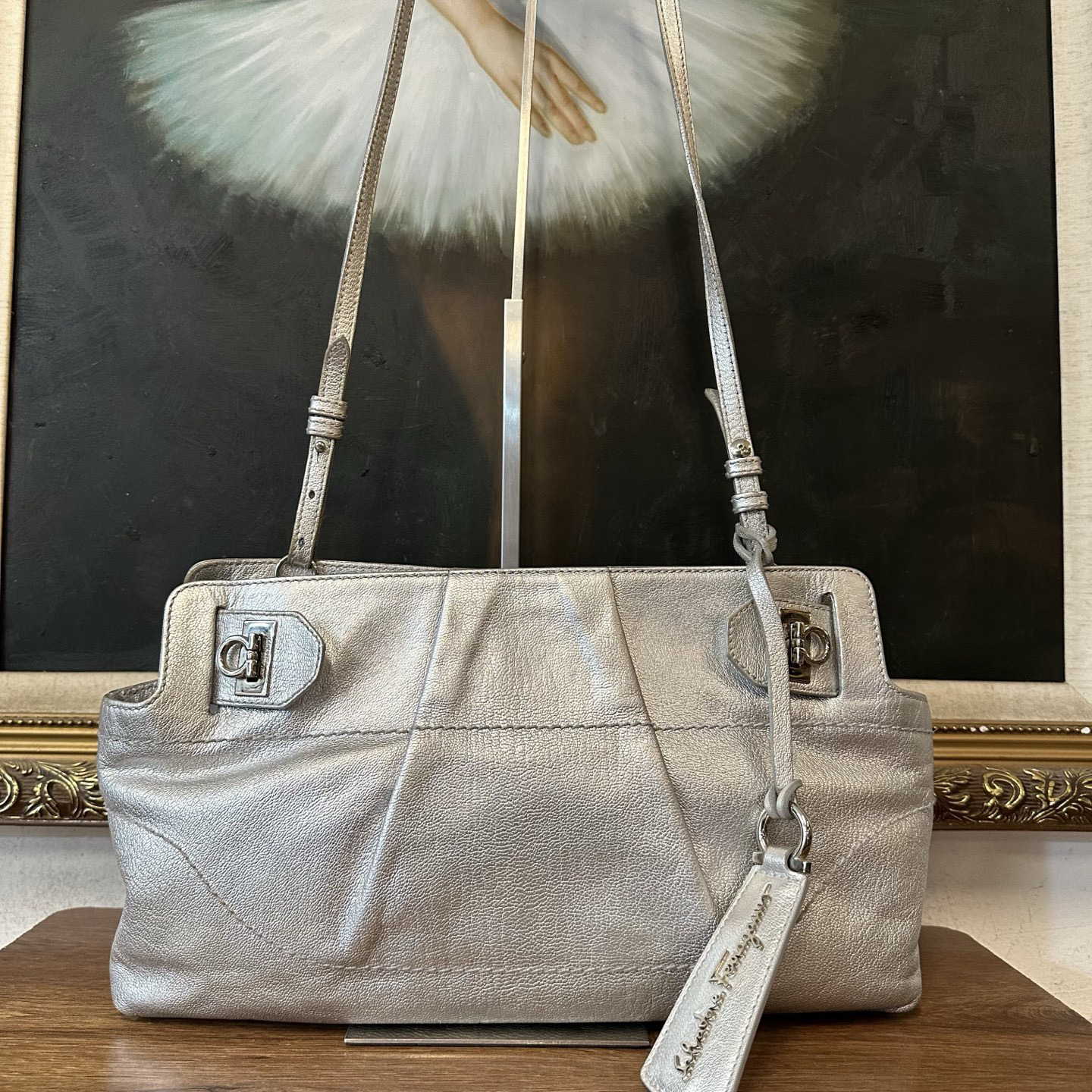 95新 FERRAGAMO/菲拉格慕 菲拉格慕手提包/006838/尺寸33*20