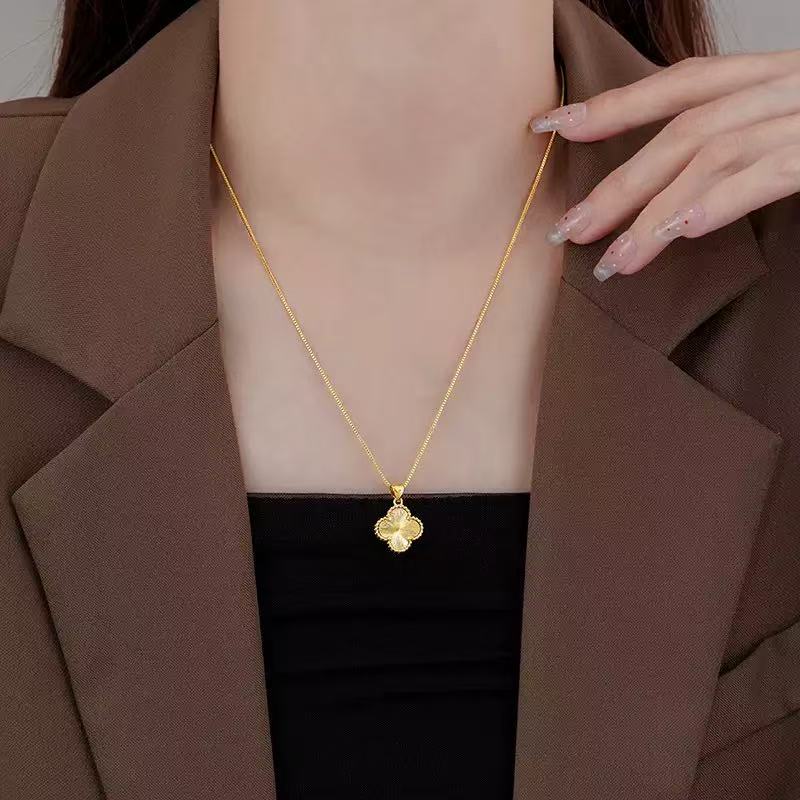 铜合金项链  A386时尚轻奢气质百搭优雅精美项链