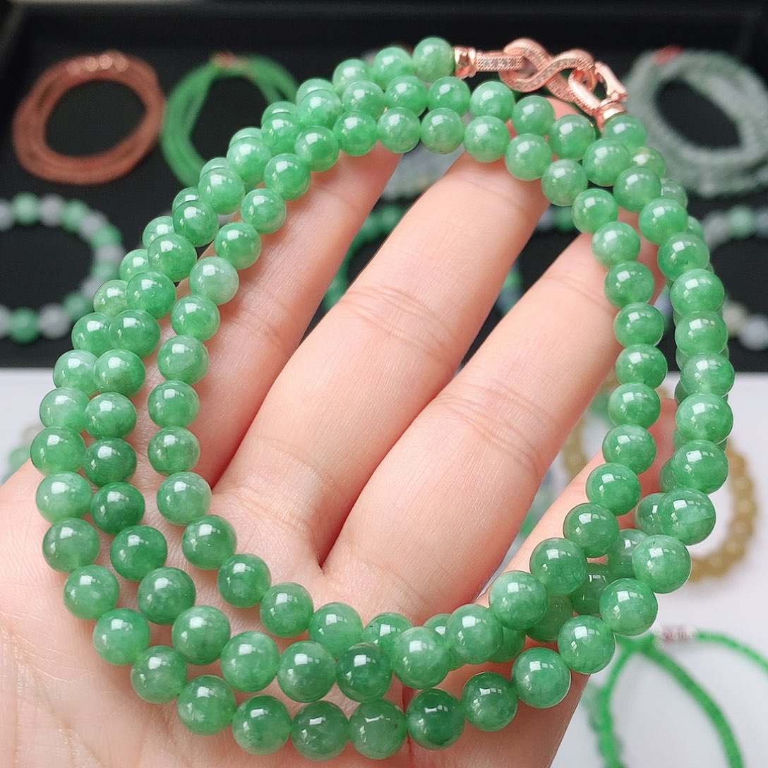 翡翠未镶嵌手链翡翠