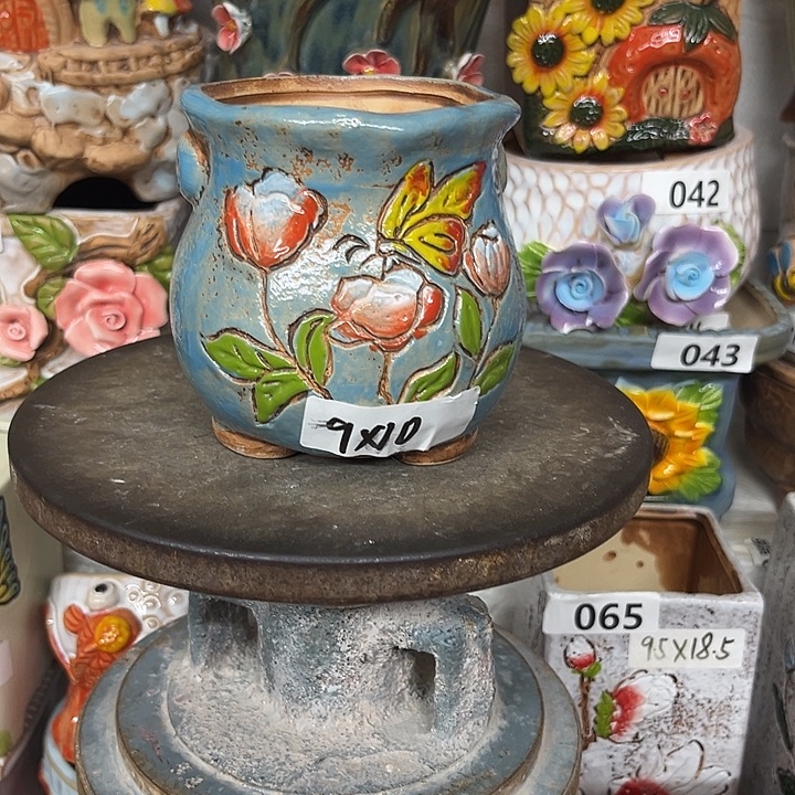 粗陶材质多肉花盆