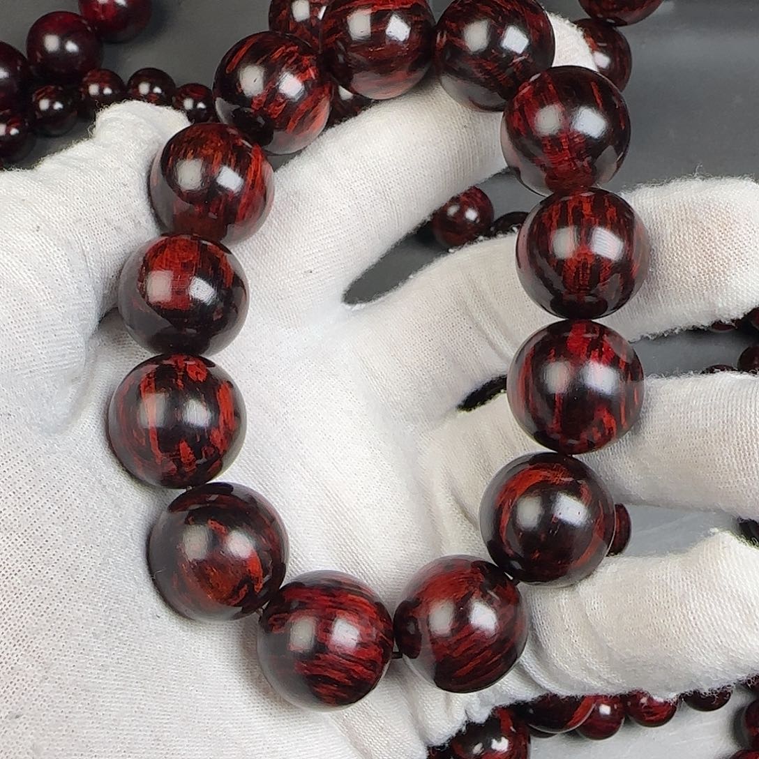 开***开降真香手串/手链黑漂红大黑线高货18