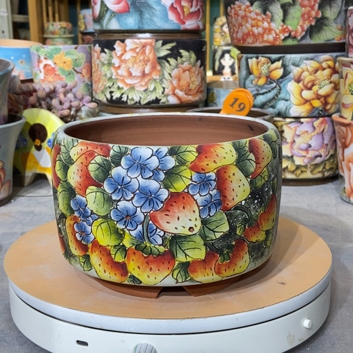 红陶景德镇艺术手绘作品