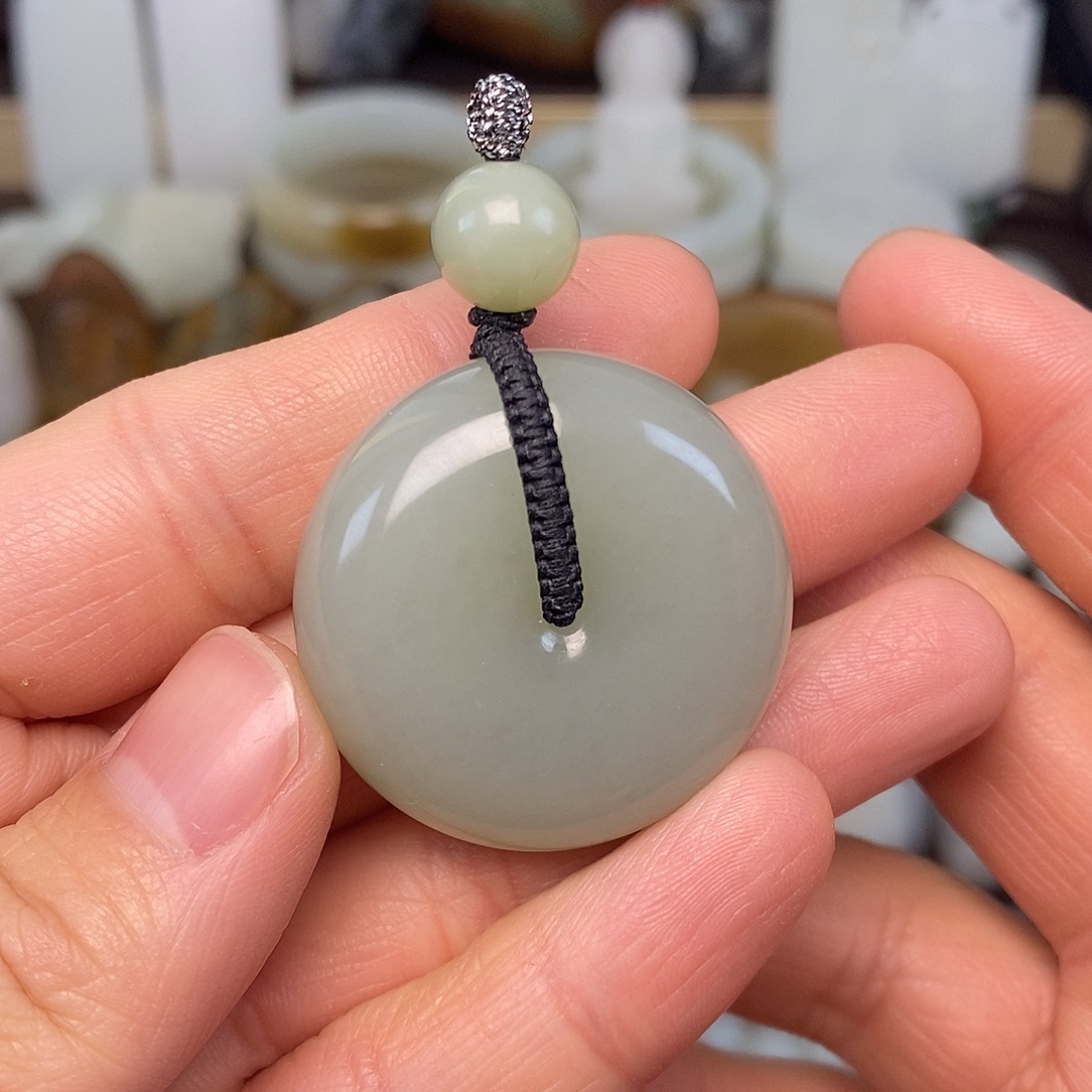 和田玉未镶嵌颈饰22