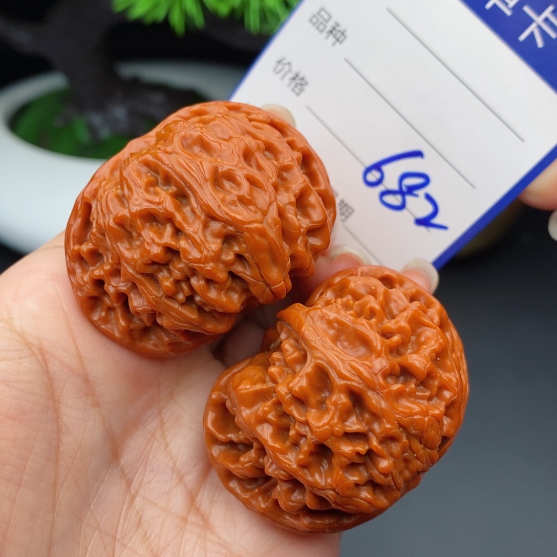 文玩核桃把件44苹果682