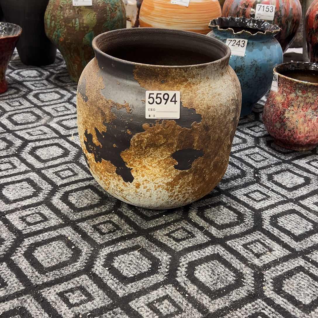 瓶5594高28口20陶瓷花瓶无孔