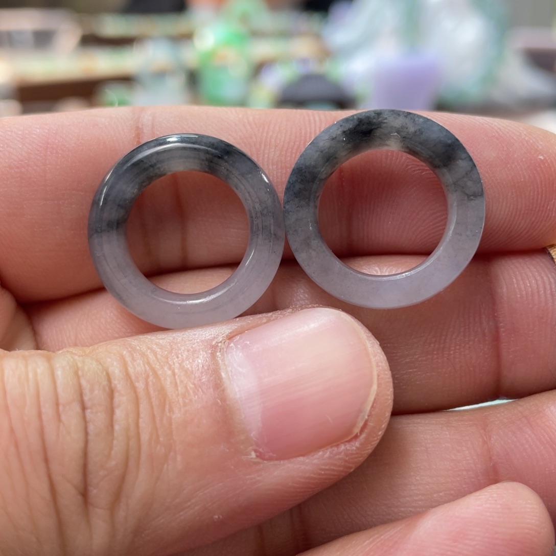 定制翡翠未镶嵌圈口3-6