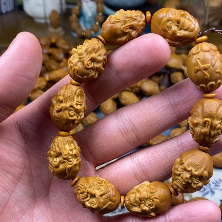 橄榄核手串/手链橄榄核雕刻手串手链7