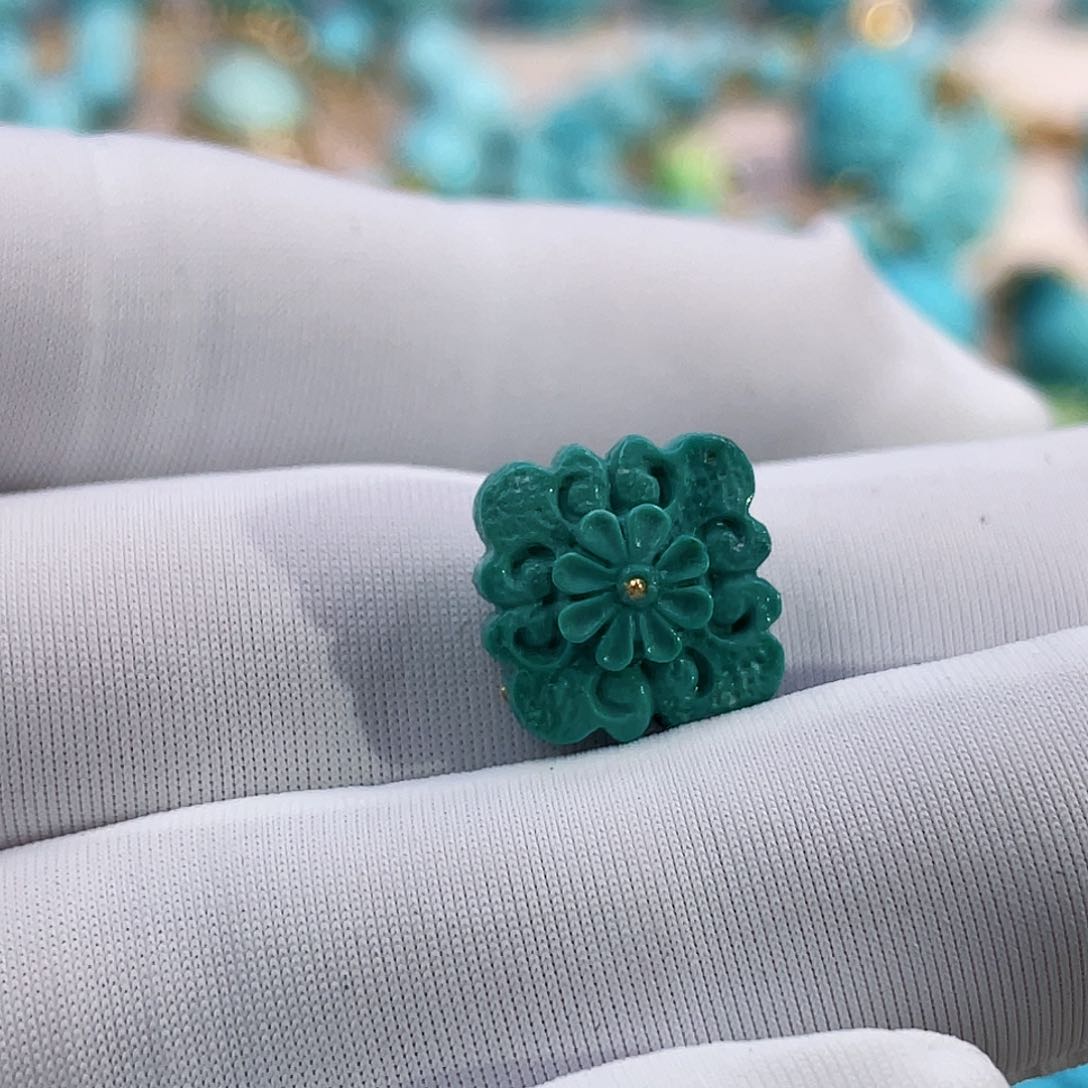 绿松石珠宝奇石未镶嵌