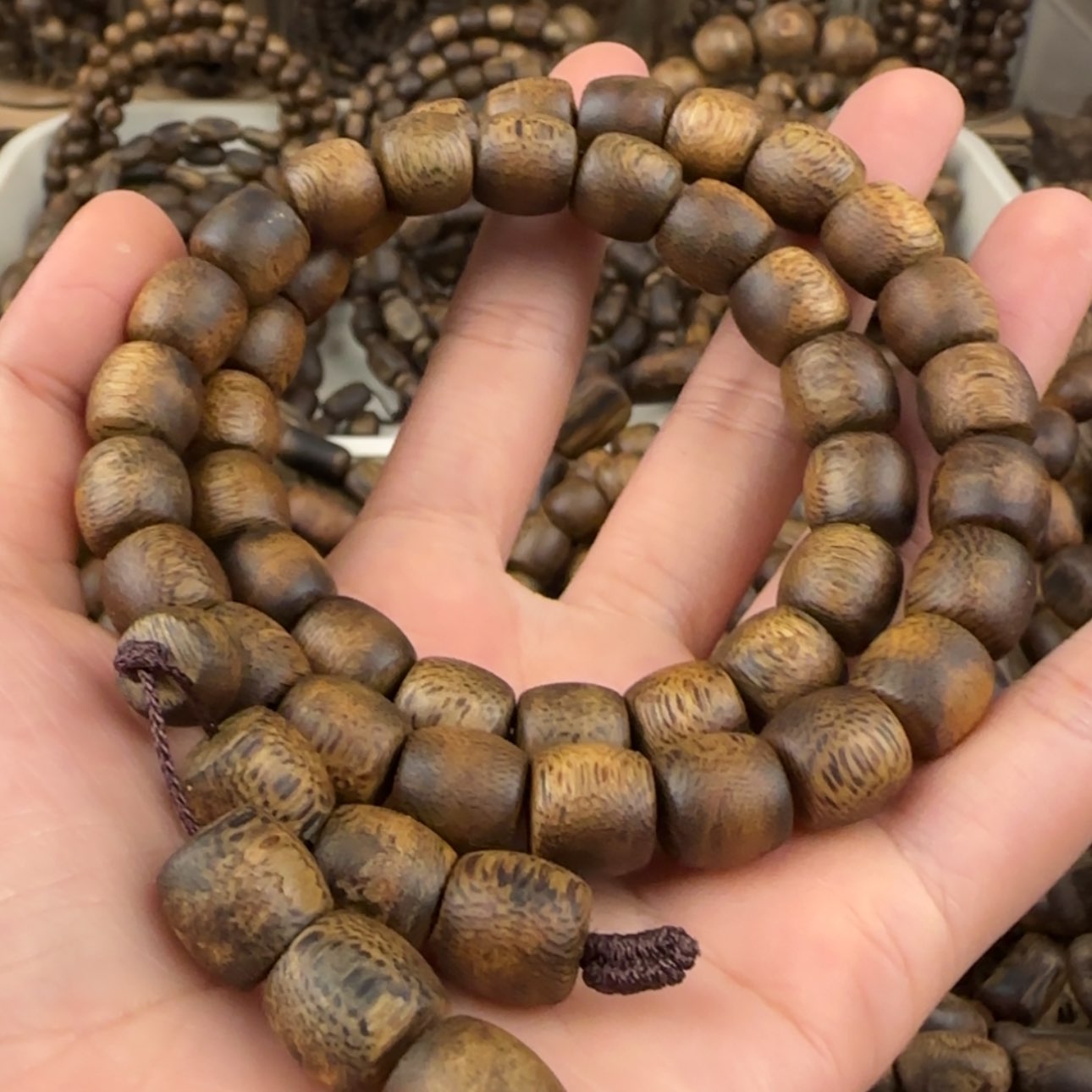 【闪购商品】沉香手串深**云奇楠手串23克