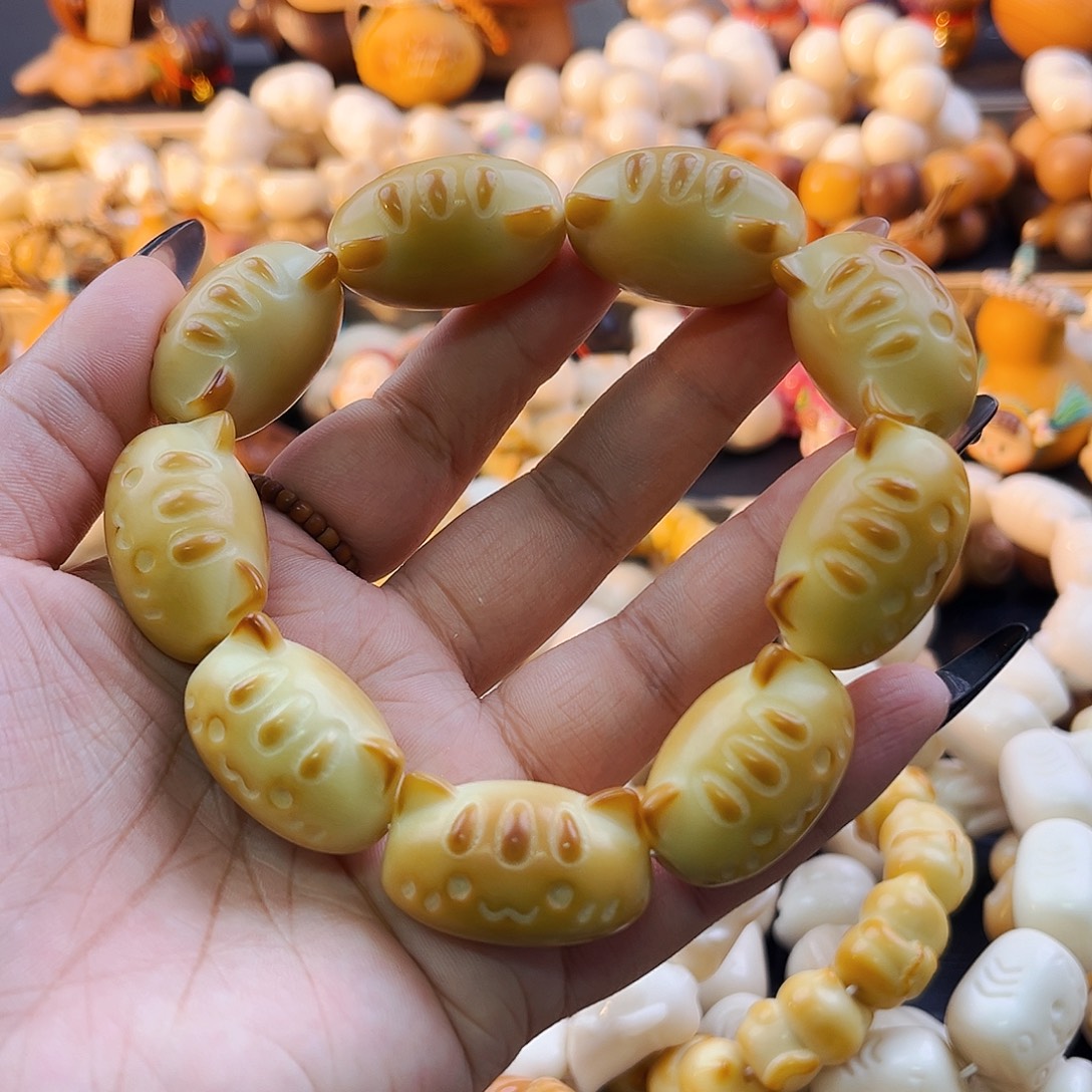 手串菩提根/象牙果炭烤法棍猫