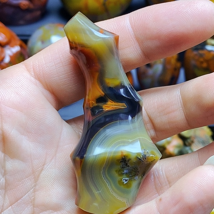 玛瑙/玉髓吊坠(不含链)未镶嵌