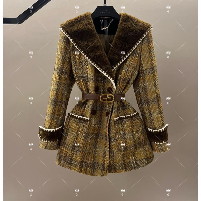 【静】秋冬气质小香风时尚中长款羽绒服 GS-57662