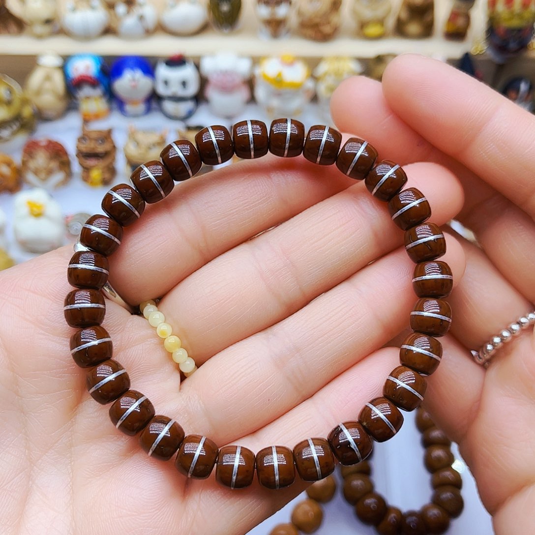 紫金鼠手串手工打磨手链