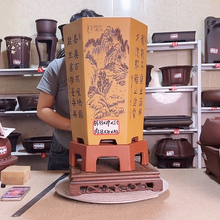紫砂花盆紫砂花盆