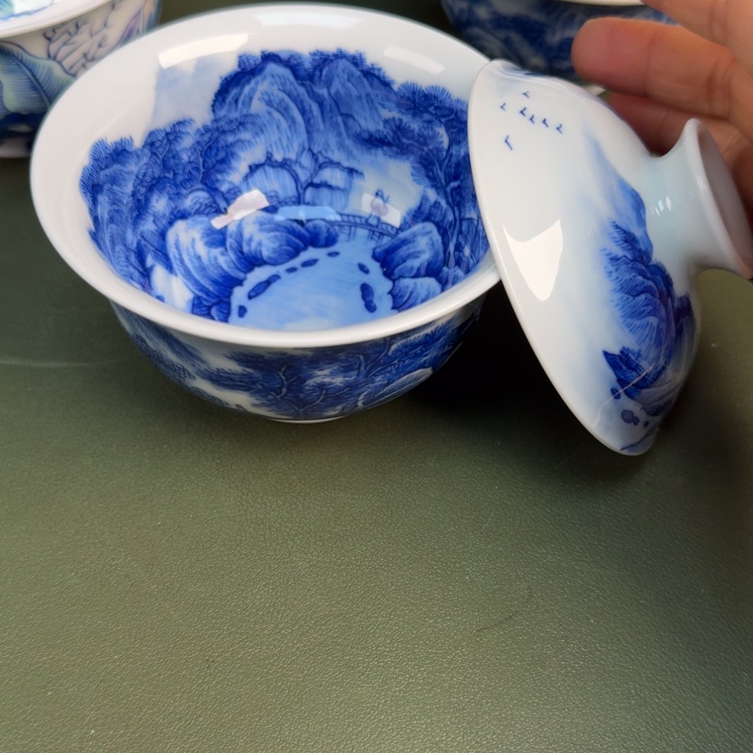 陶景德镇纯手绘茶具圆圆299