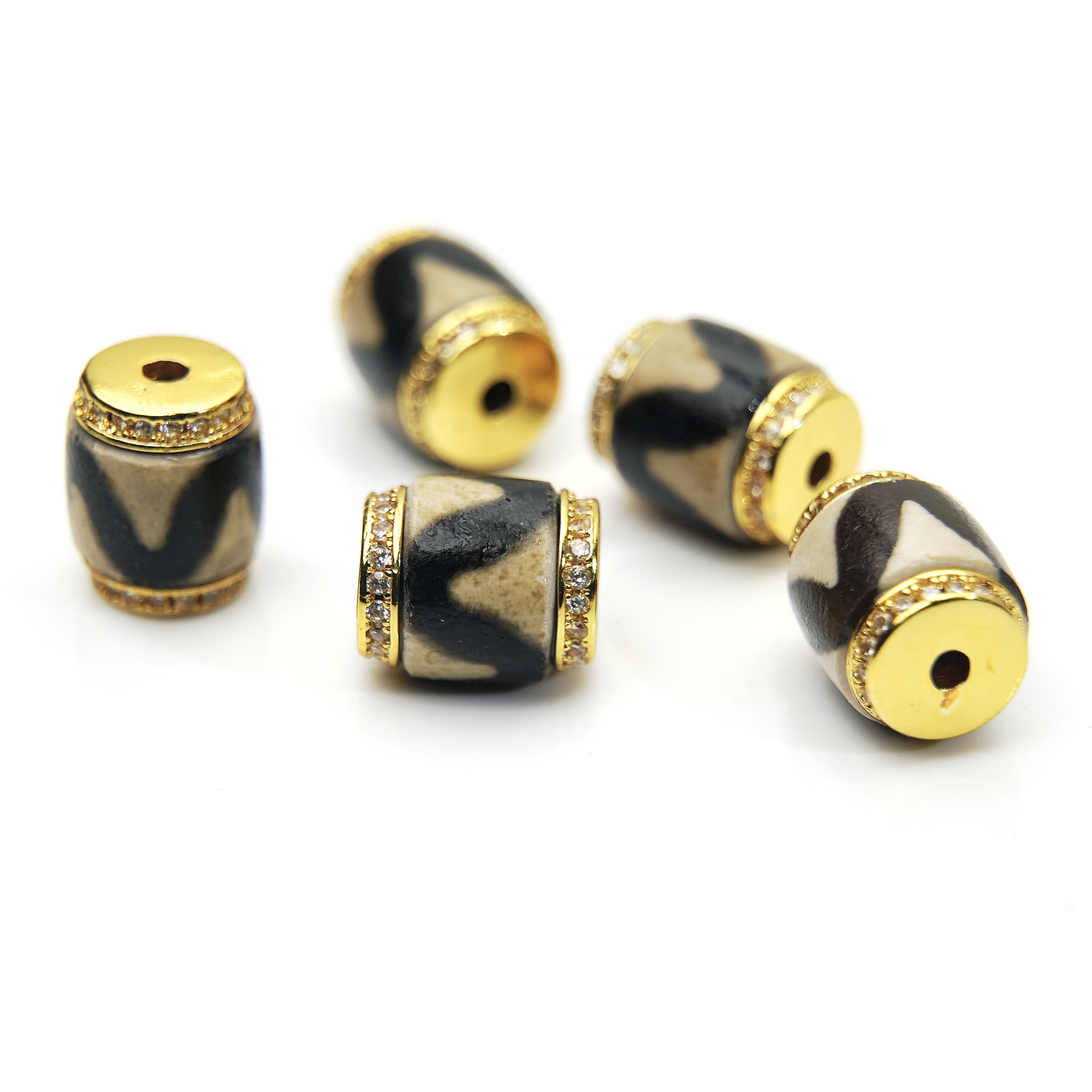 【玖仰文玩】珠改系列 虎牙配饰（多样性发货发其一）9*10.8mm JY170