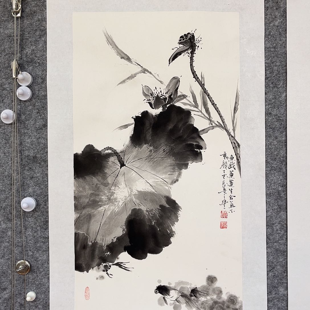 国画花鸟画作品写意