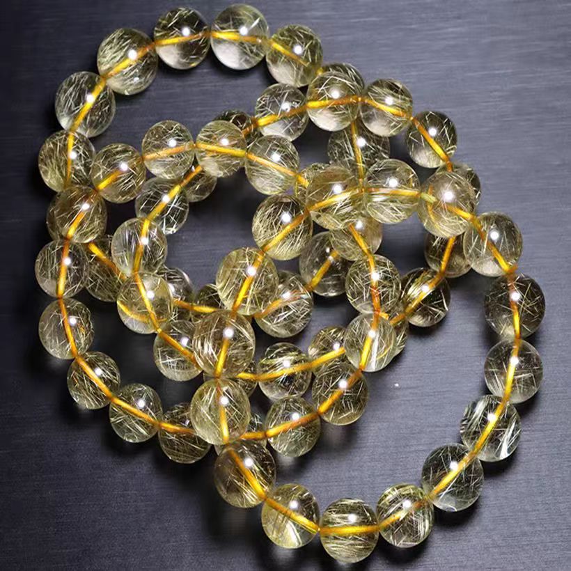 金发晶手串美丽又招财