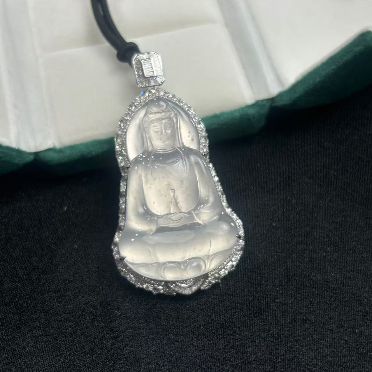 【睿泽鉴宝】18K翡翠吊坠 FZB0118-610