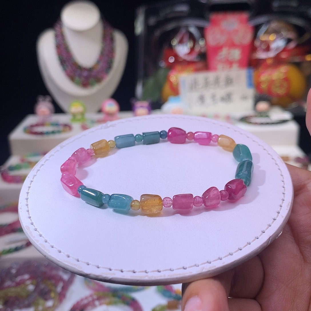 碧玺手链未镶嵌碧玺