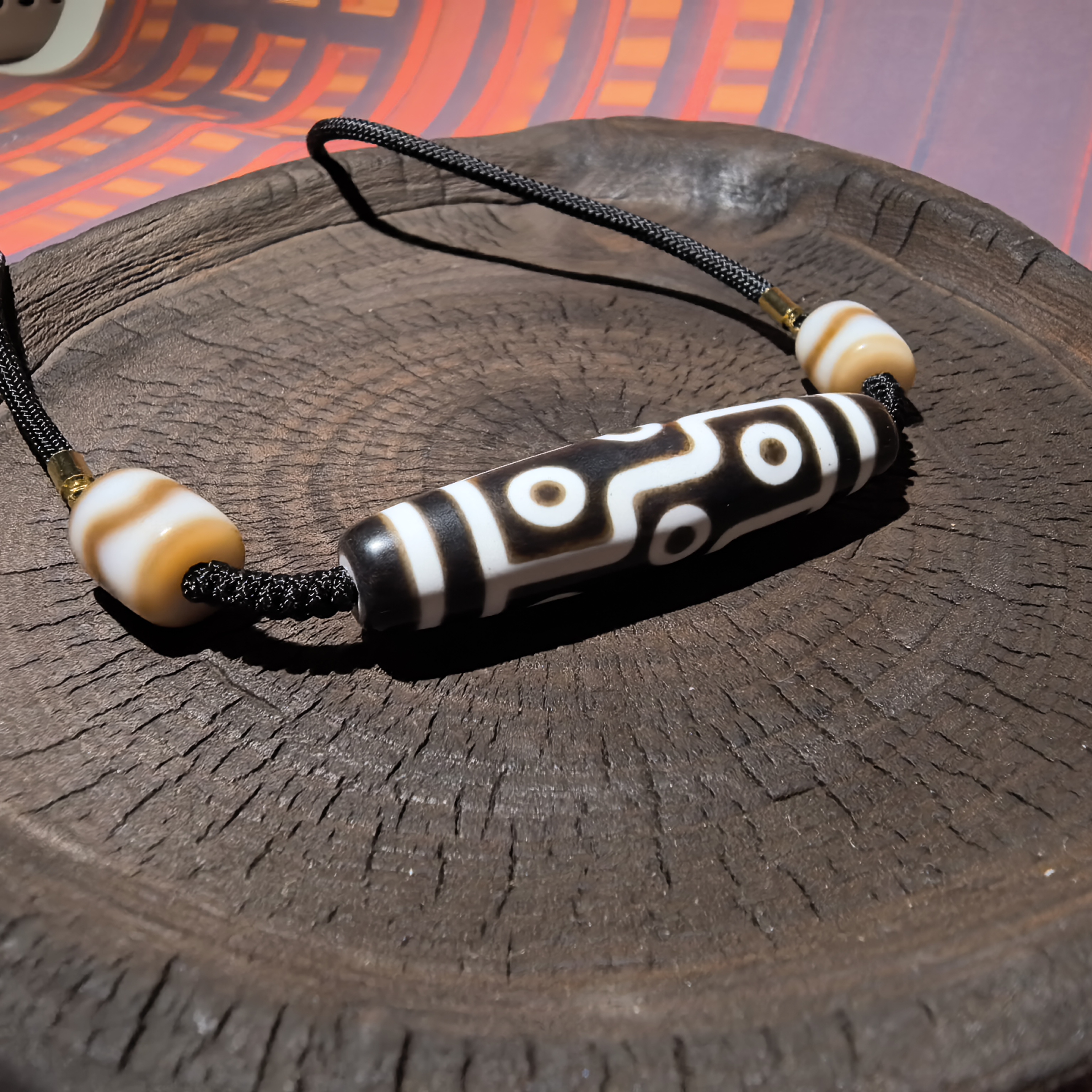 吉寳 横款九眼天珠【珠光宝气】玛瑙锁骨链多样性发货