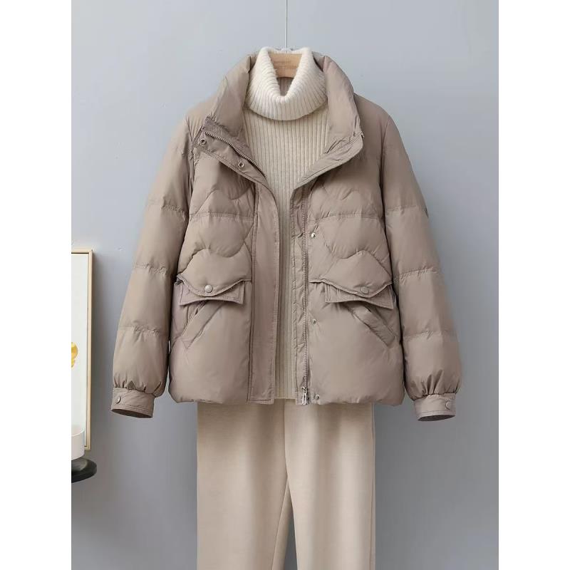 【D419】短款羽绒服女新款韩版时尚洋气立领保暖外套