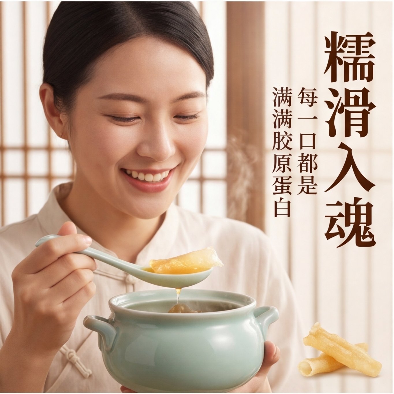 深海小凤尾胶花胶干货高蛋白滋补煲汤做甜品佳品1