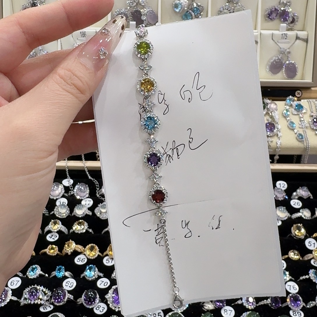 S***y蛇纹石玉银S925镶嵌戒指