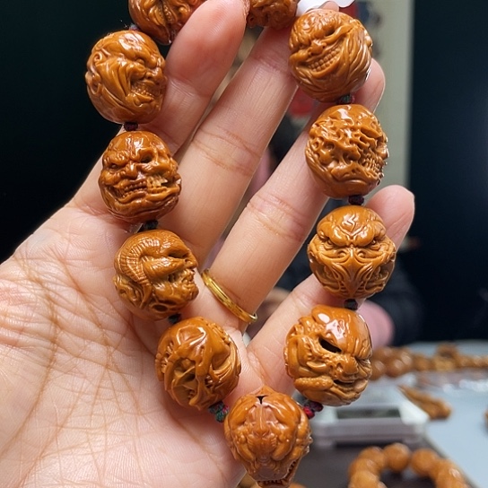橄榄核手串/手链S****。橄榄核