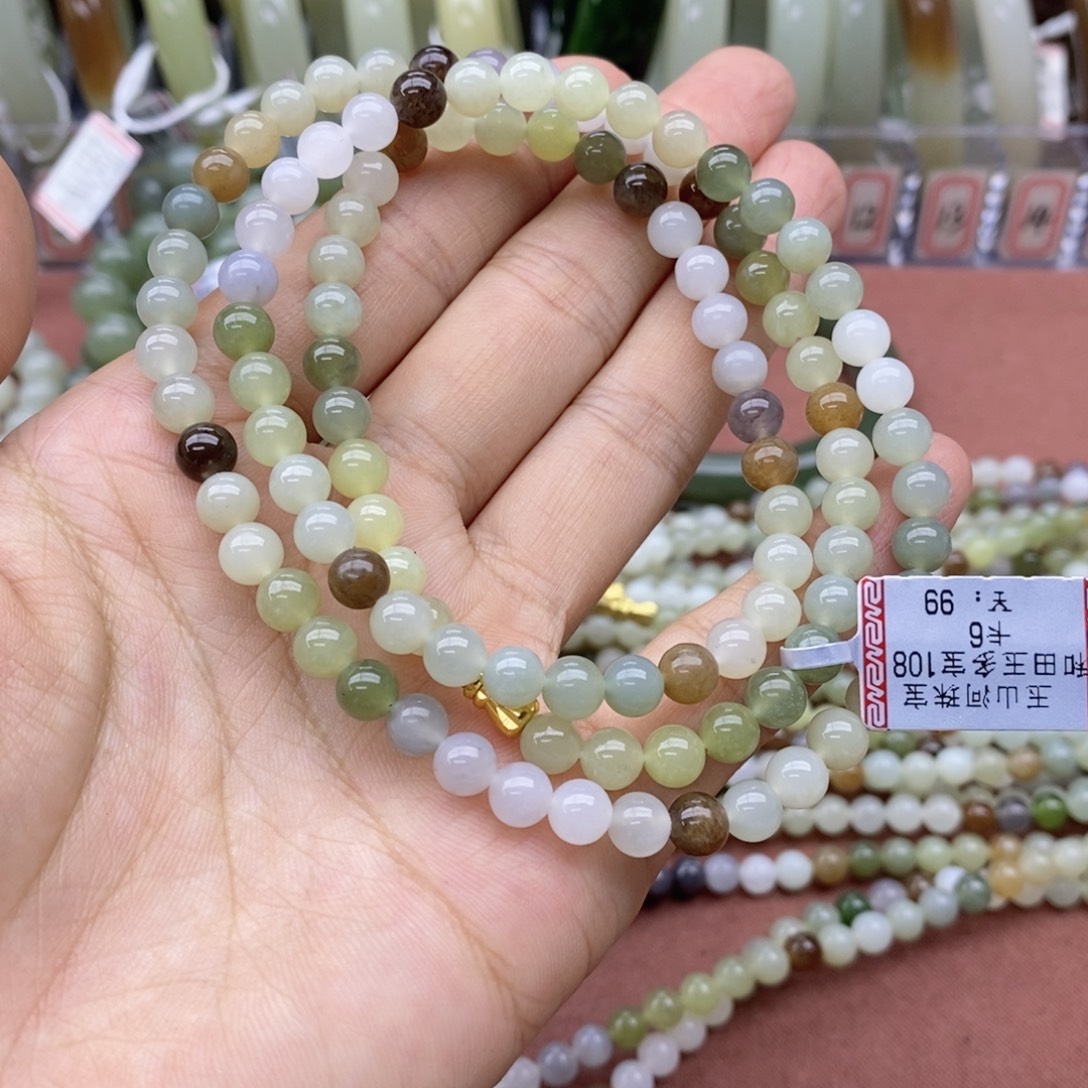 和田玉未镶嵌项链卡6