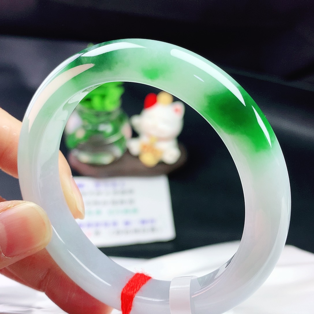 未镶嵌手镯翡翠56圈