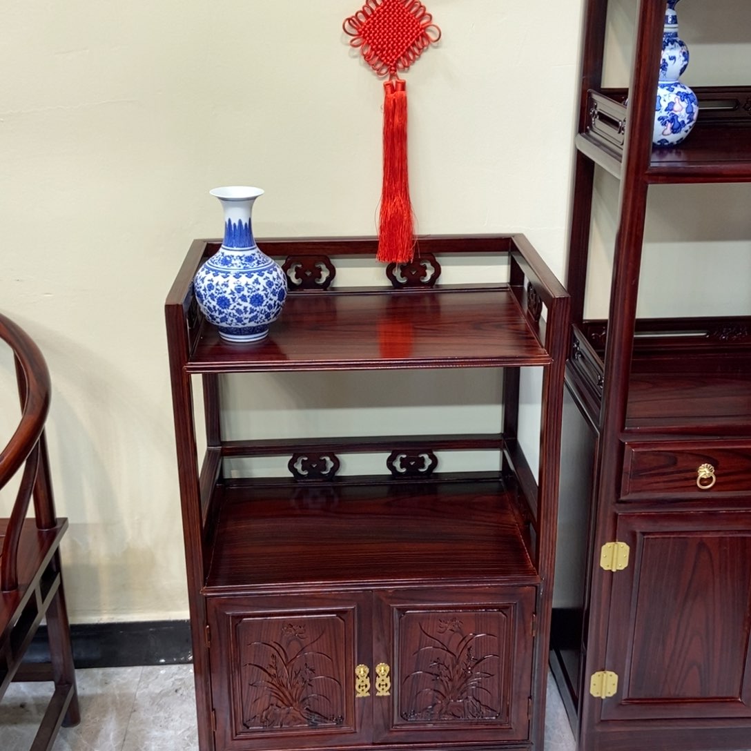 黑酸枝木类成套家具60 茶水柜