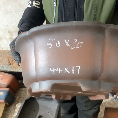 紫砂花盆手工制作