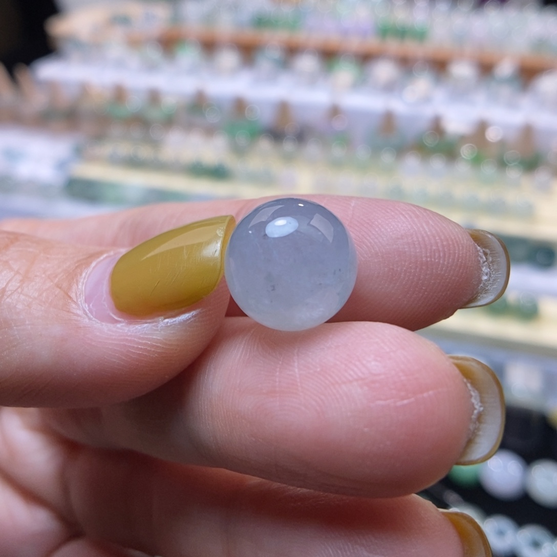 翡翠未镶嵌颈饰12蓝水乌鸡