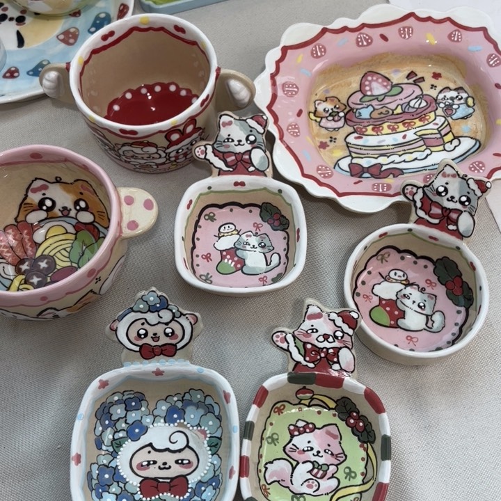 泡泡咩老师景德镇手作