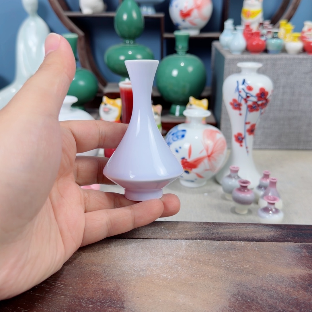 陶瓷手工小花器摆件