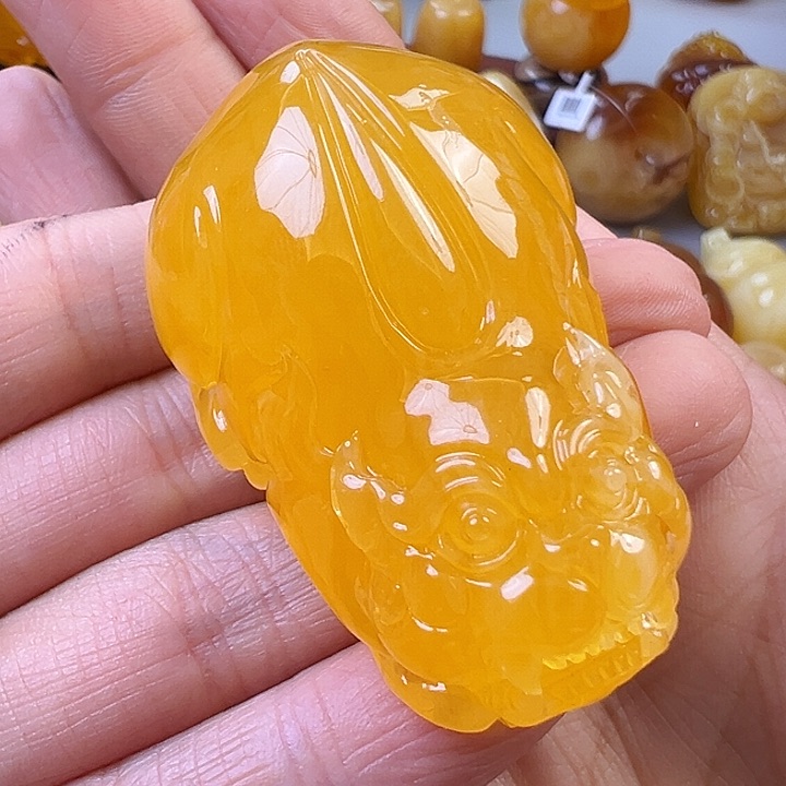 蜜蜡颈饰未镶嵌蜜蜡