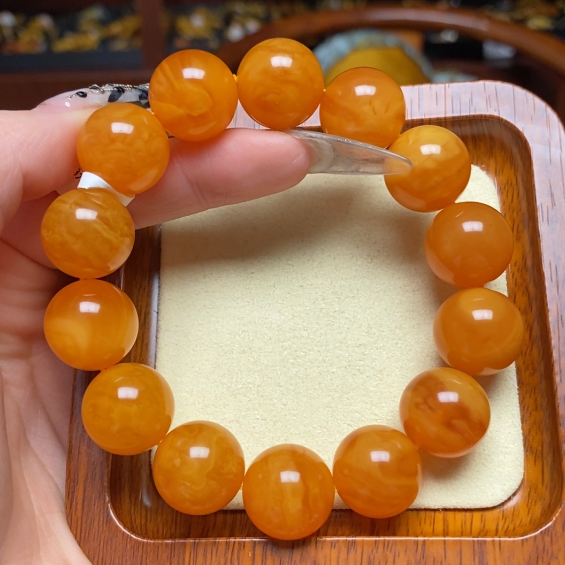 【闪购商品】蜜蜡手链未镶嵌手串