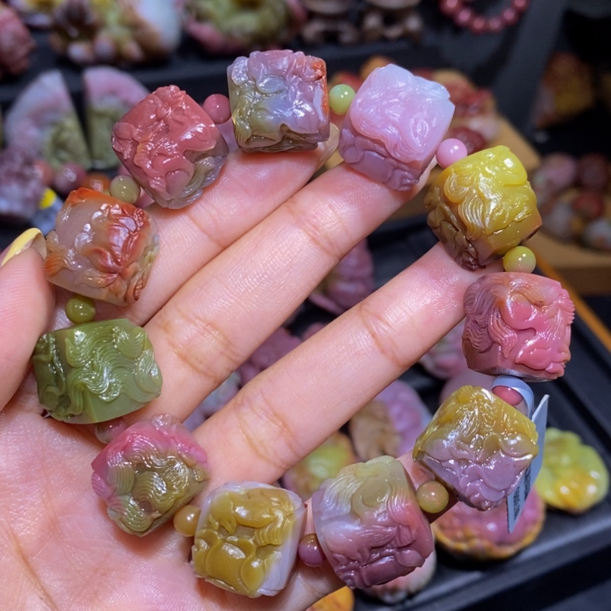 【闪购商品】玛瑙/玉髓手串未镶嵌盐源玛瑙