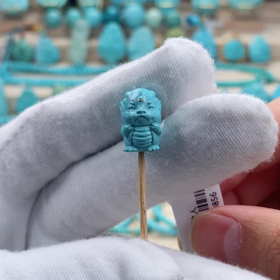 绿松石珠宝奇石未镶嵌