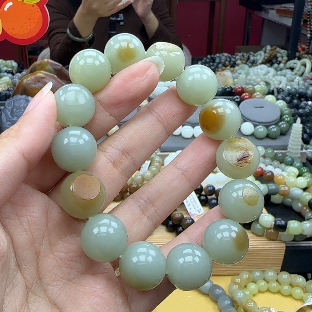 和田玉手链未镶嵌