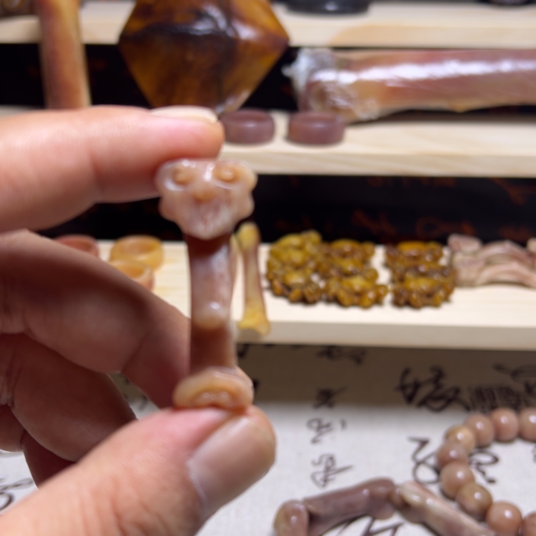 如意手把件紫血料