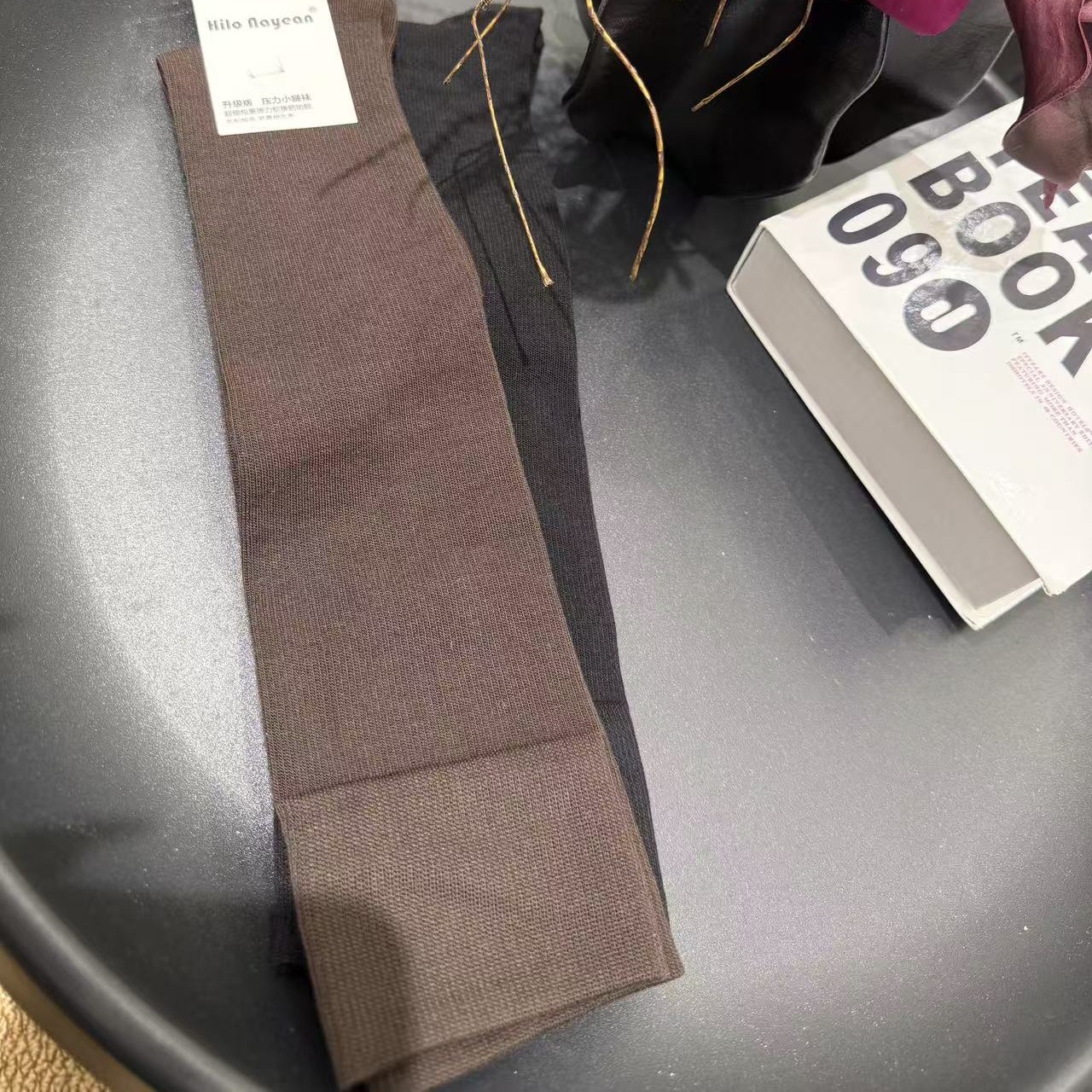 2025时尚秋冬小腿压力袜