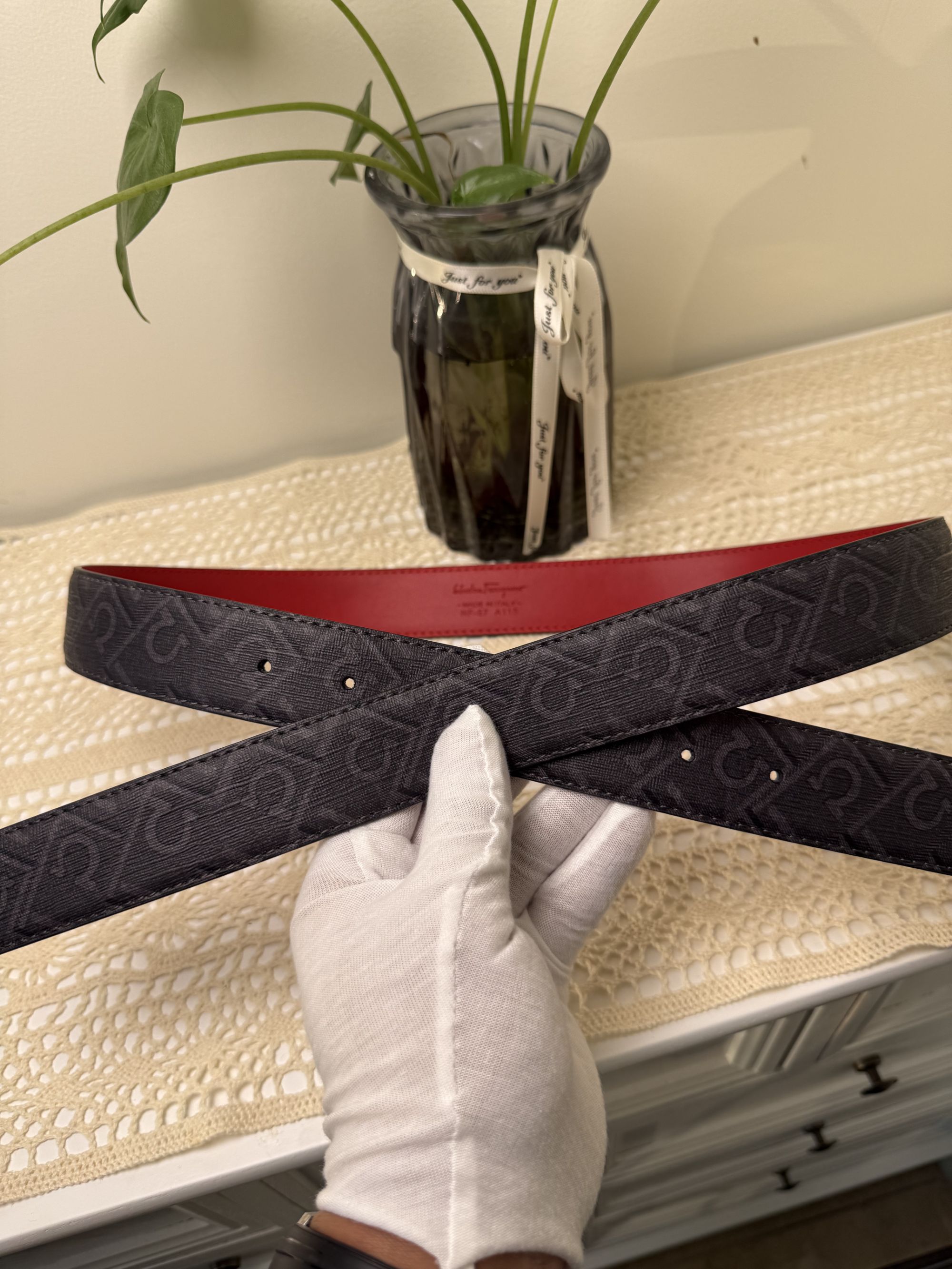 DQ轻奢男士百搭轻奢真皮牛皮腰带/带口头一整套