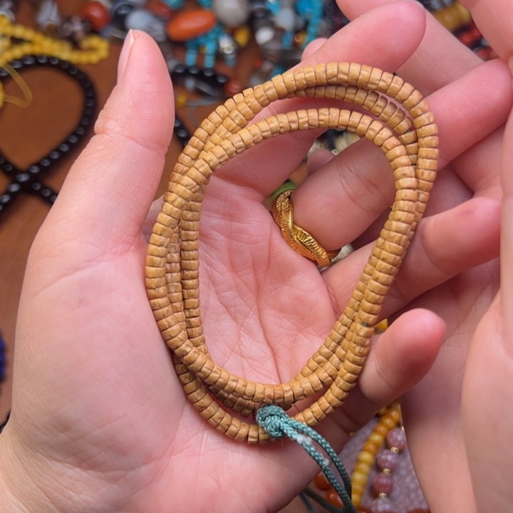 吊坠星月菩提项链