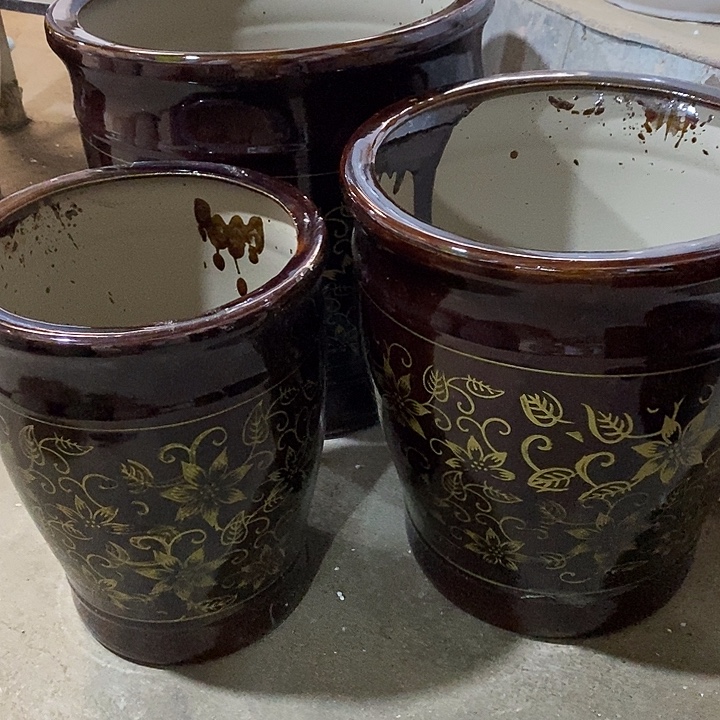 高温烧制特价一套三个盆