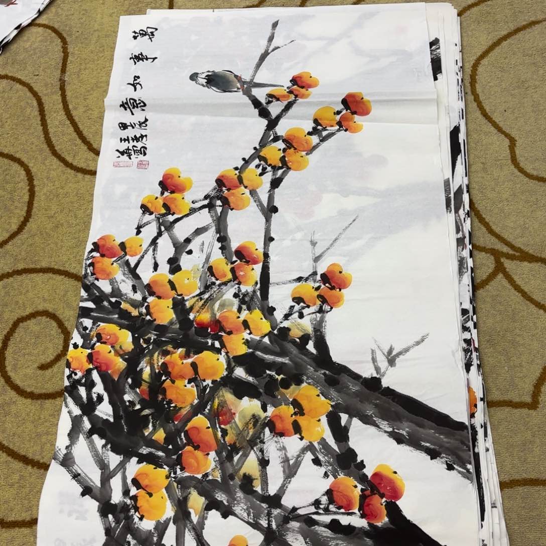 国画王孝华四尺李欣主播