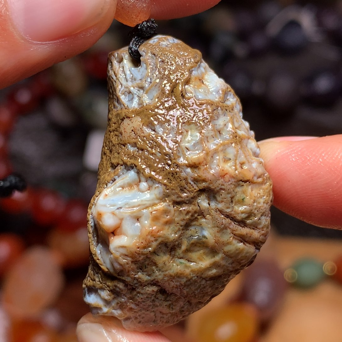 未镶嵌玛瑙/玉髓珠宝半成品