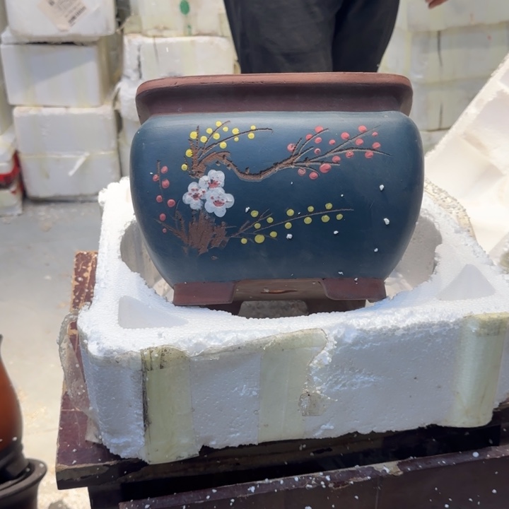 紫砂花盆瑕疵和瑕疵